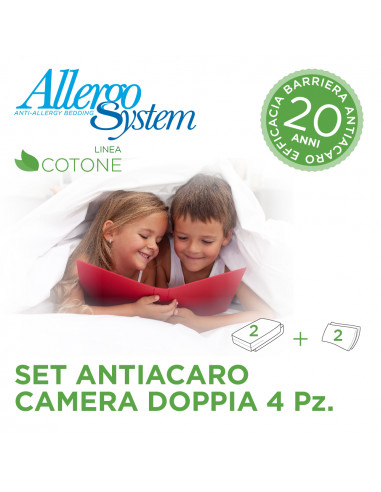 2 X Single Bed Set (4Pcs) - 100% Cotone